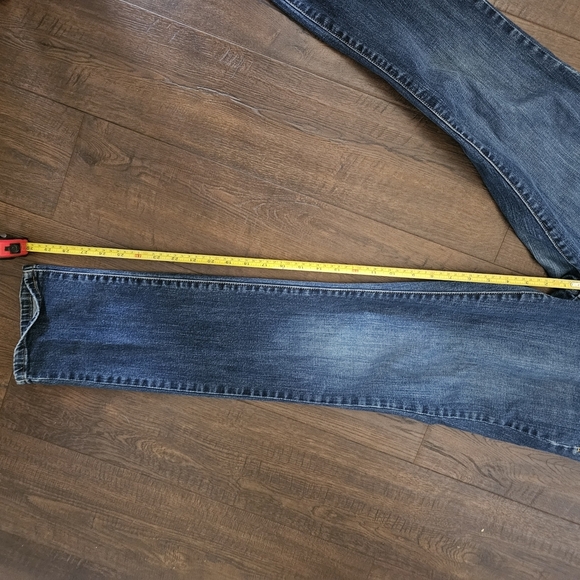 Levi's 505 Straight Leg Blue Jeans Classic Fit - Picture 3 of 5